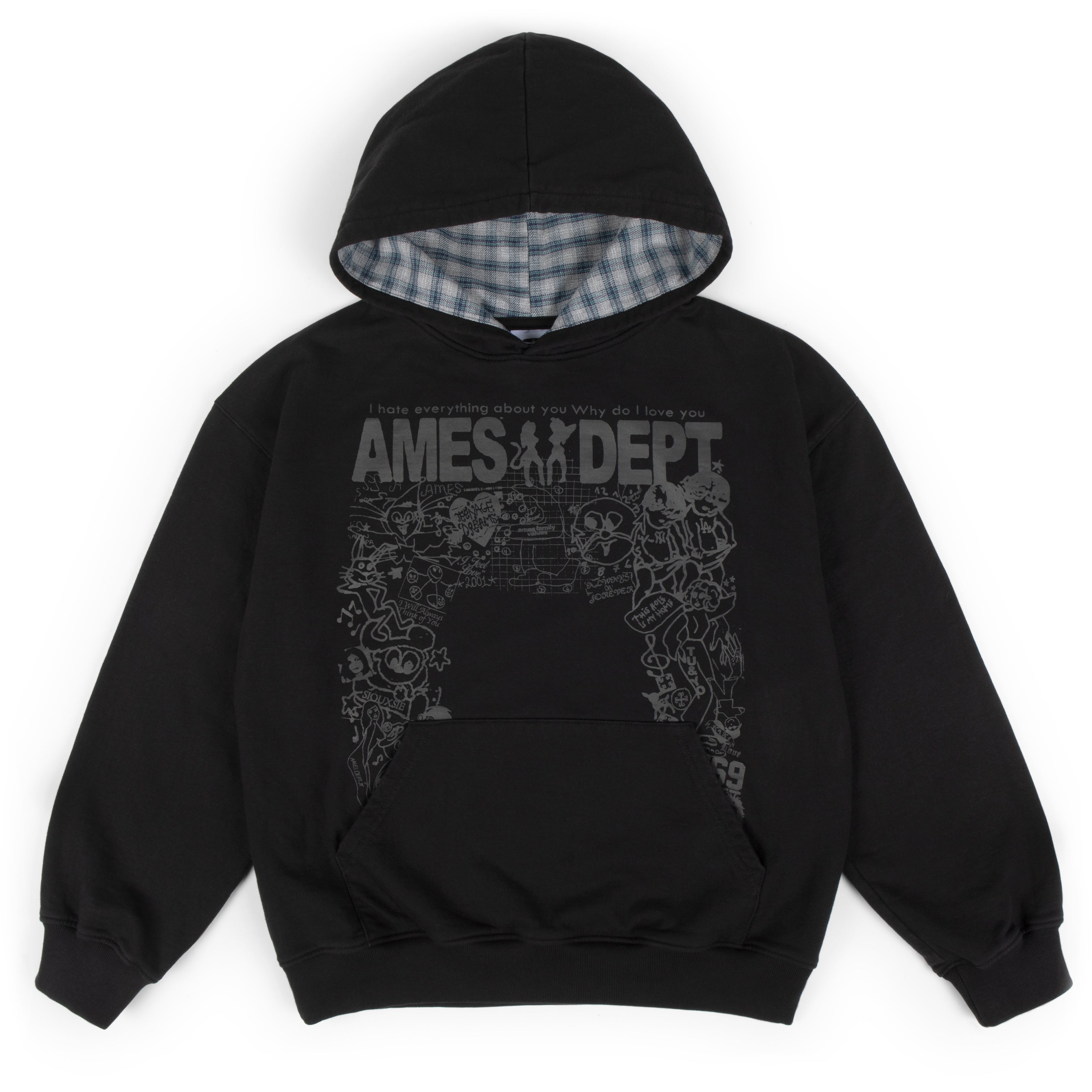 PLAID HOODIE
