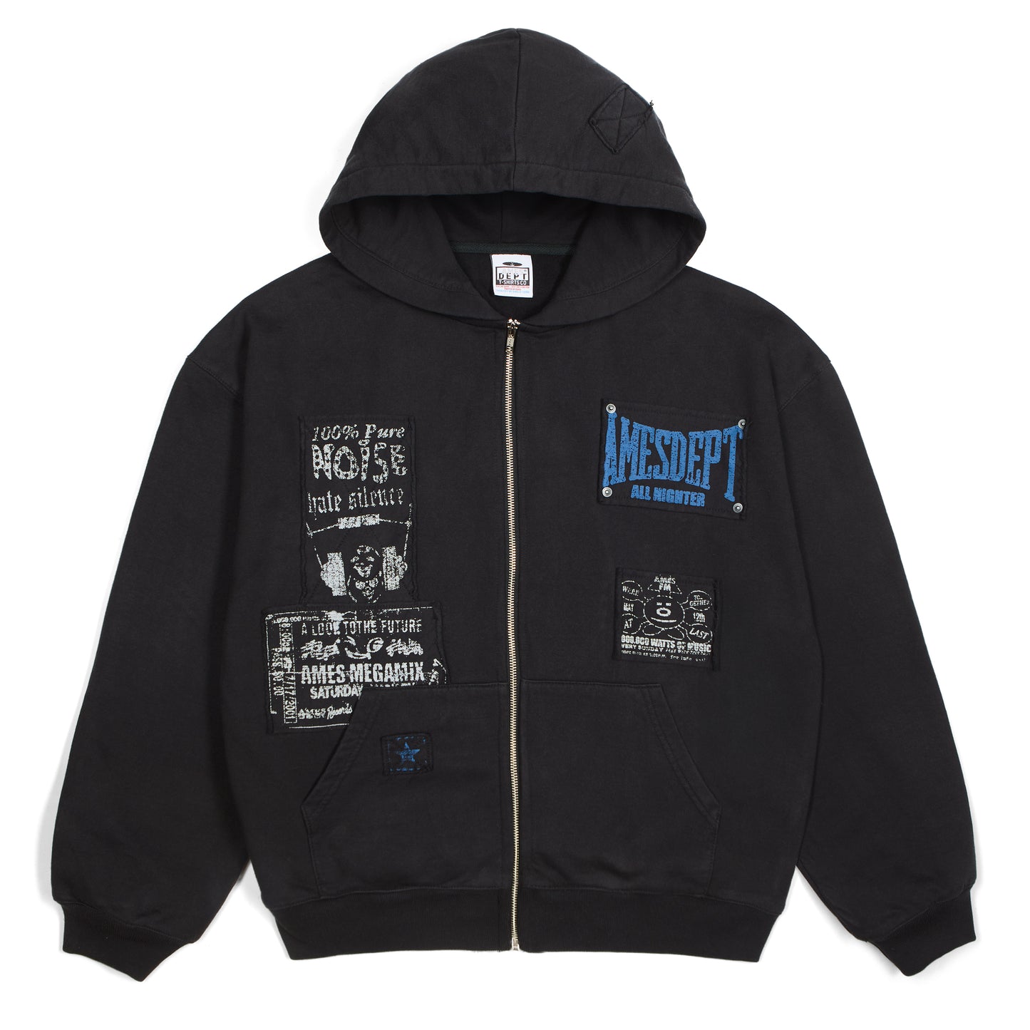 NOISE ZIP-UP HOODIE